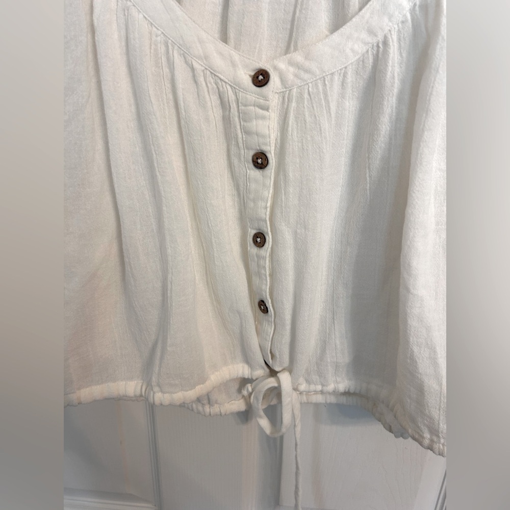 New Free People, Kerrie Bloomer Set, Large in Ivory - Picture 11 of 12